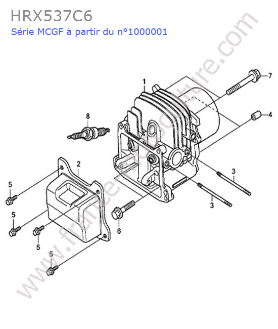 Bloc moteur HONDA HRX537C6