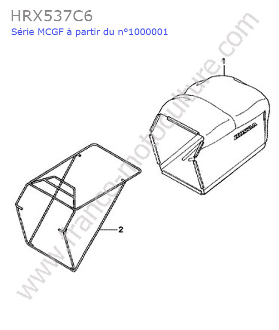Panier HONDA HRX537C6