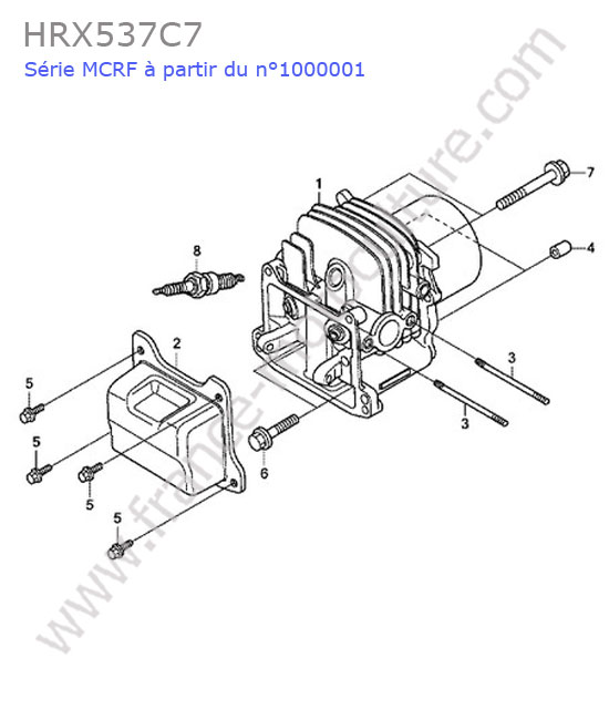 HONDA - HRX537C7 : Bloc moteur