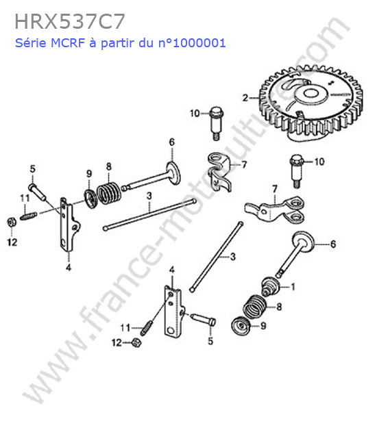 HONDA - HRX537C7 : Distribution / soupapes