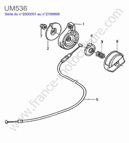 HONDA - UM536 : Accelerateur