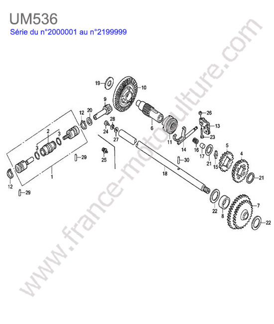 Transmission HONDA UM536