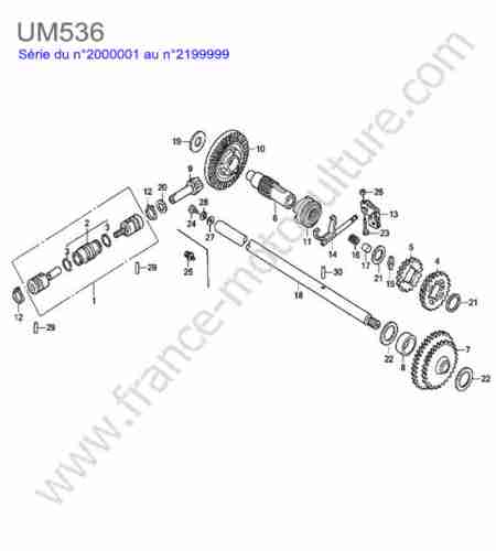 HONDA - UM536 : Transmission