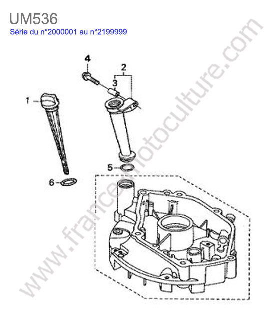 Jauge huile moteur HONDA UM536