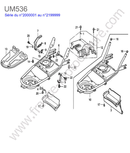 Chassis HONDA UM536