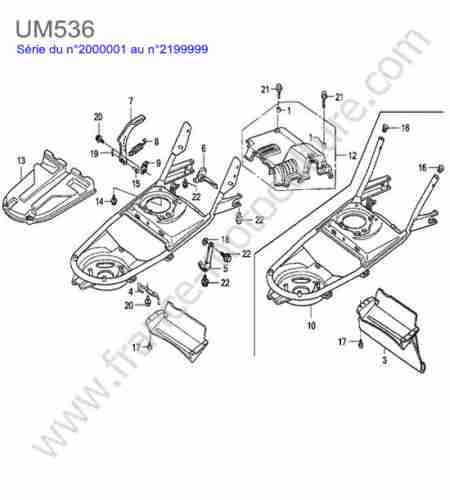 HONDA - UM536 : Chassis