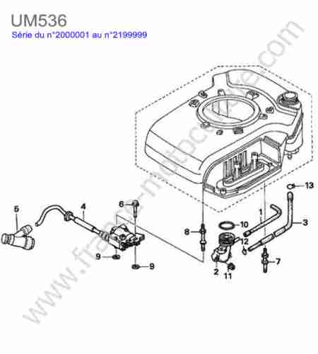 HONDA - UM536 : Allumage