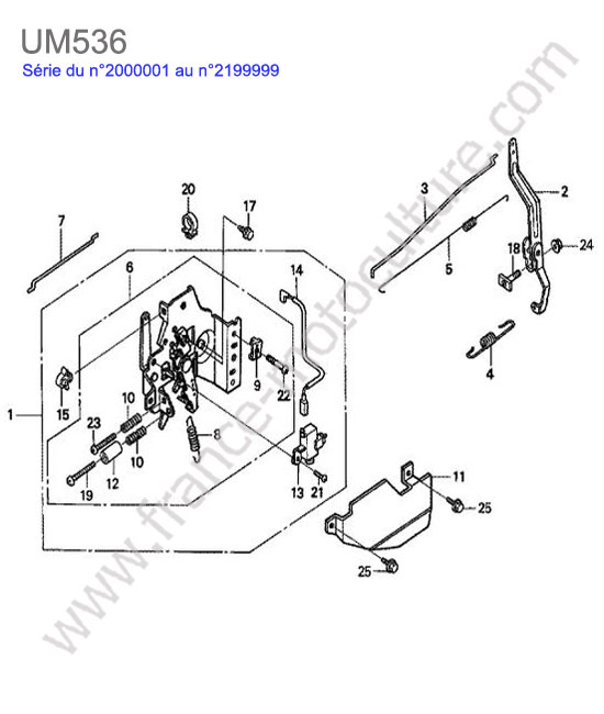 Regulateur HONDA UM536