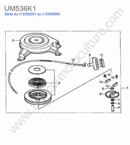 HONDA - UM536K1 : Lanceur