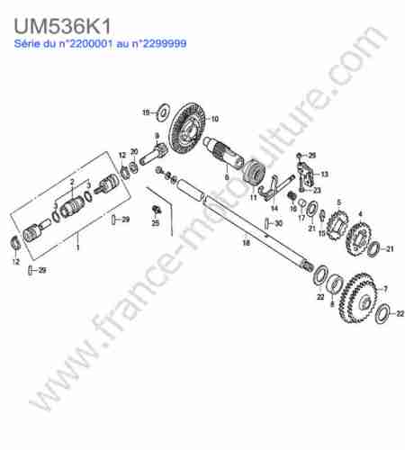 HONDA - UM536K1 : Transmission