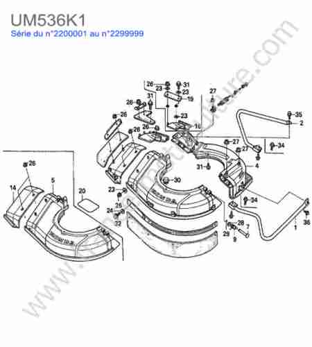 HONDA - UM536K1 : Carter coupe