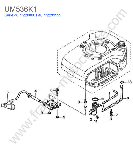 Allumage / admission HONDA UM536K1