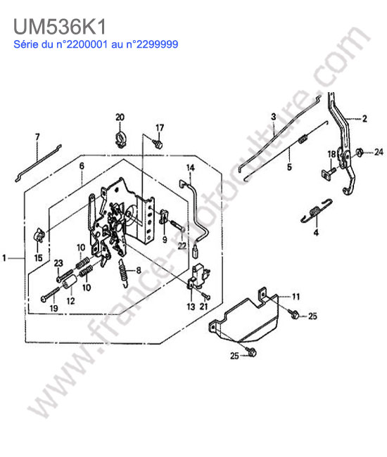 Regulateur HONDA UM536K1