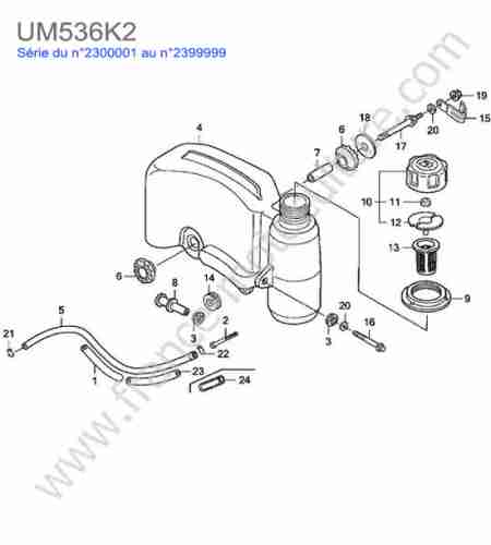 HONDA - UM536K2 : Reservoir