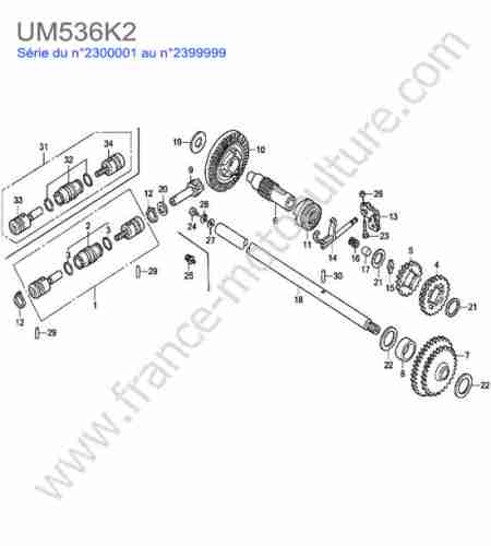 HONDA - UM536K2 : Transmission