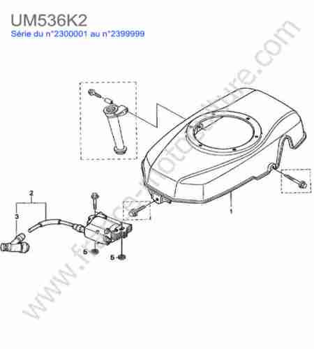 HONDA - UM536K2 : Allumage - carter moteur