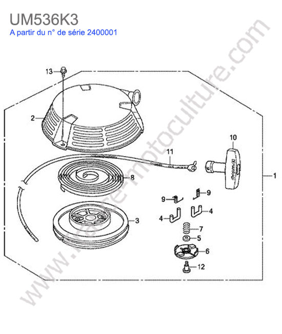 Lanceur 2  HONDA UM536K3