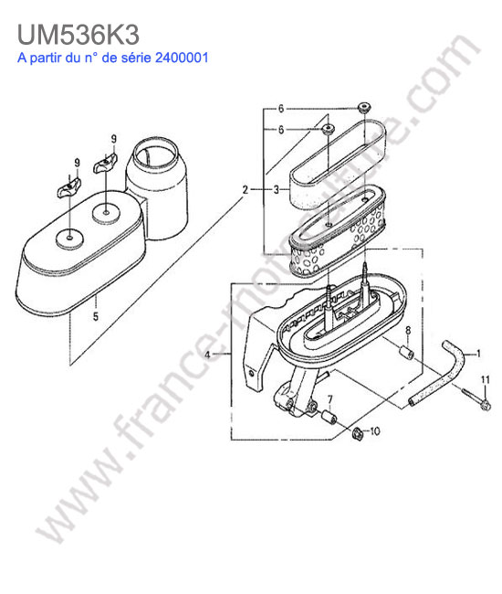 Filtre air HONDA UM536K3