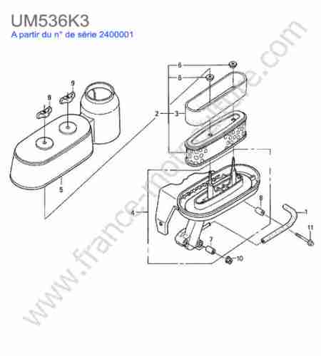 HONDA - UM536K3 : Filtre air