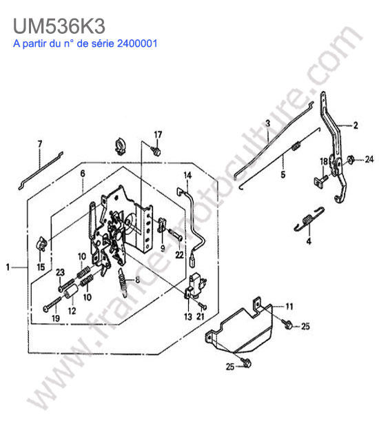 Regulateur HONDA UM536K3