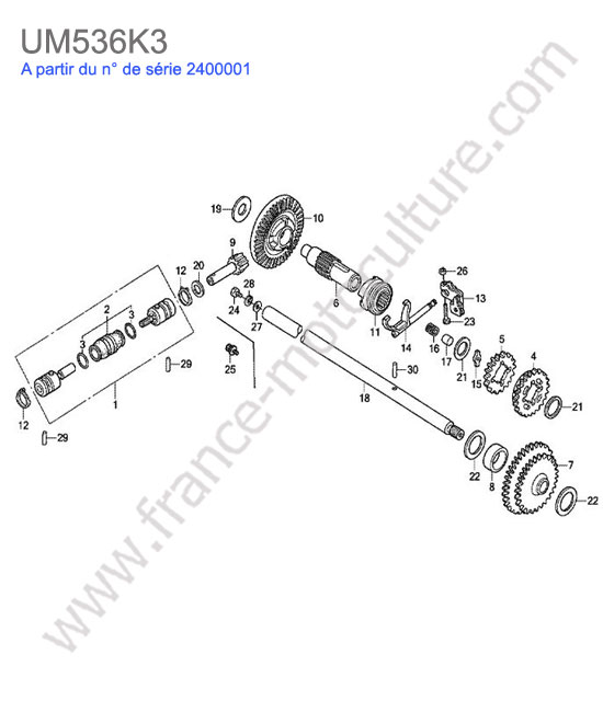 Transmission HONDA UM536K3