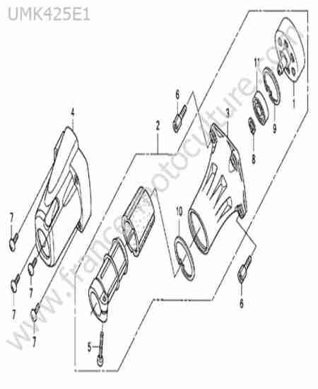 HONDA - UMK425-1 : Carter embrayage