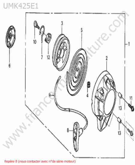 HONDA - UMK425-1 : Lanceur