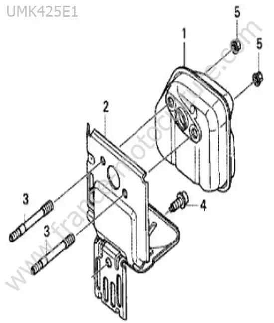 Silencieux HONDA UMK425-1