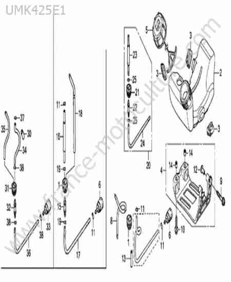 HONDA - UMK425-1 : Reservoir
