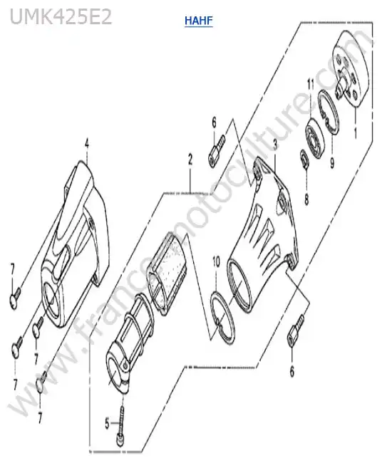 Carter embrayage HONDA UMK425-2-1