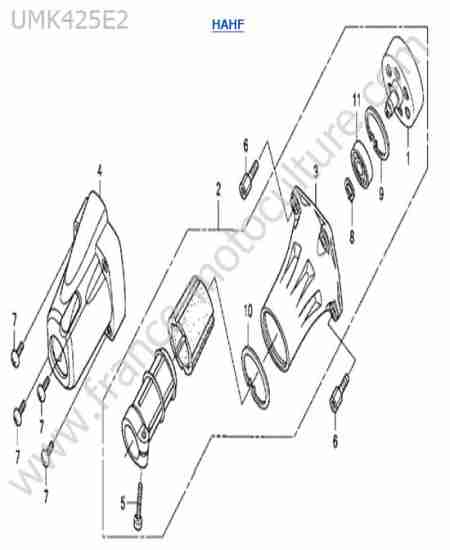HONDA - UMK425-2-1 : Carter embrayage