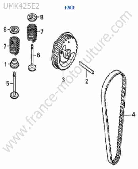 HONDA - UMK425-2-1 : Poulie a cames