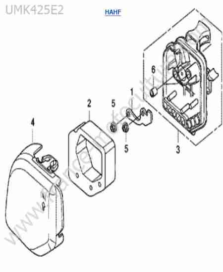 HONDA - UMK425-2-1 : Filtre air