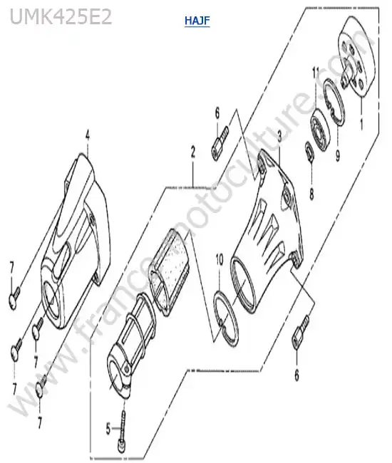Carter embrayage HONDA UMK425-2-2