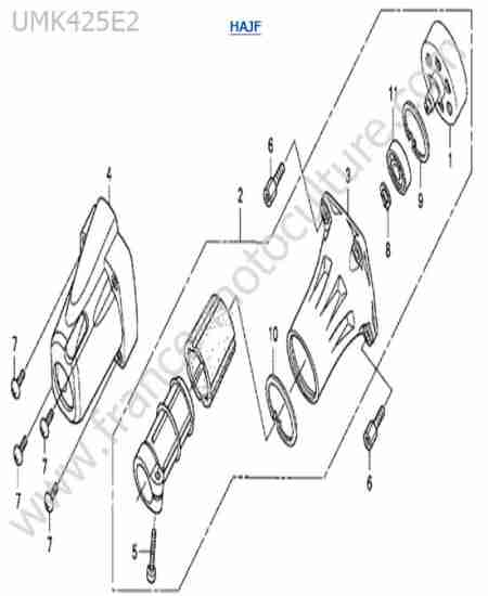 HONDA - UMK425-2-2 : Carter embrayage