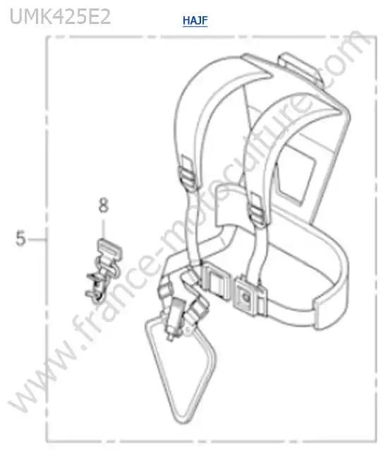 Harnais HONDA UMK425-2-2