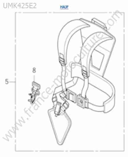 HONDA - UMK425-2-2 : Harnais
