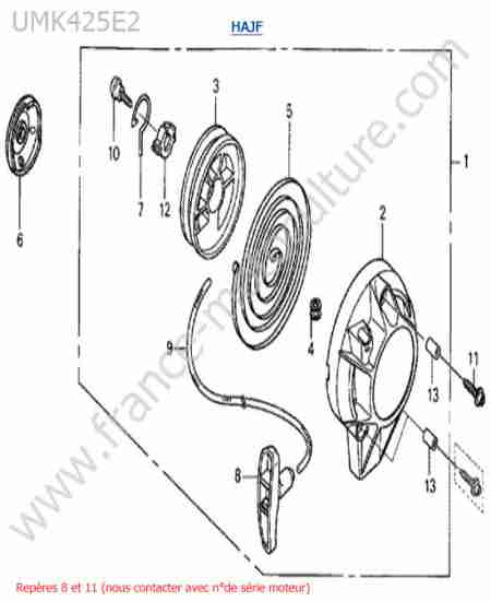 HONDA - UMK425-2-2 : Lanceur