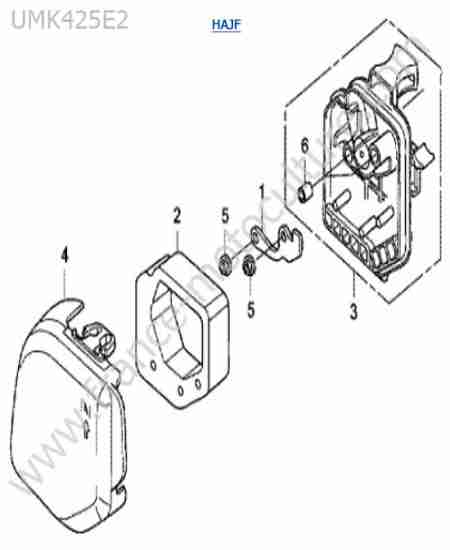 HONDA - UMK425-2-2 : Filtre air