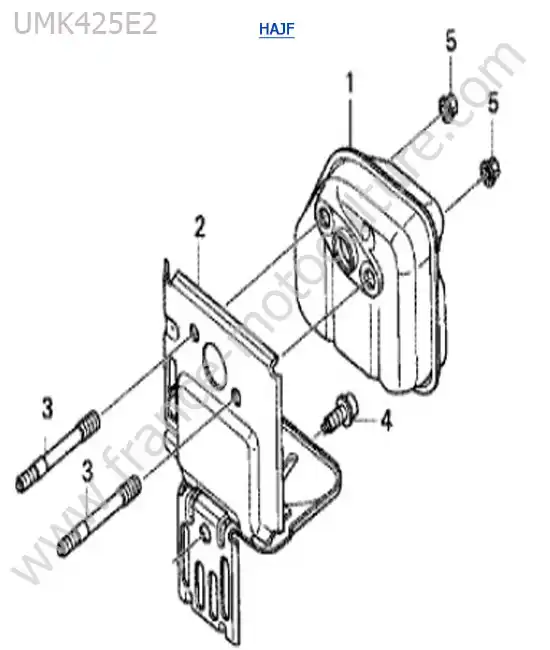 Silencieux HONDA UMK425-2-2