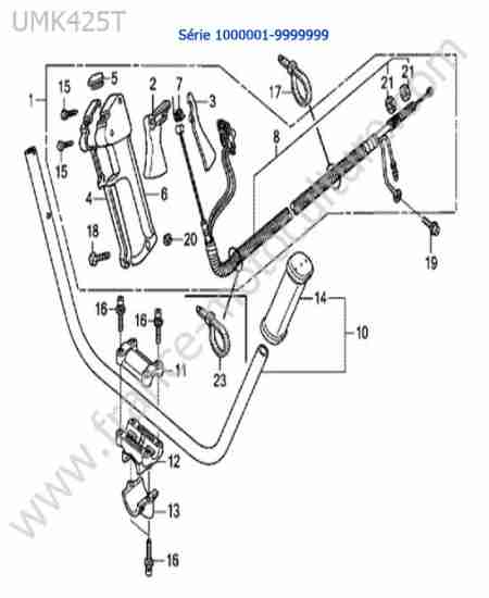 HONDA - UMK425-3 : Guidon