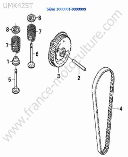 HONDA - UMK425-3 : Poulie came