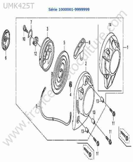 HONDA - UMK425-3 : Lanceur