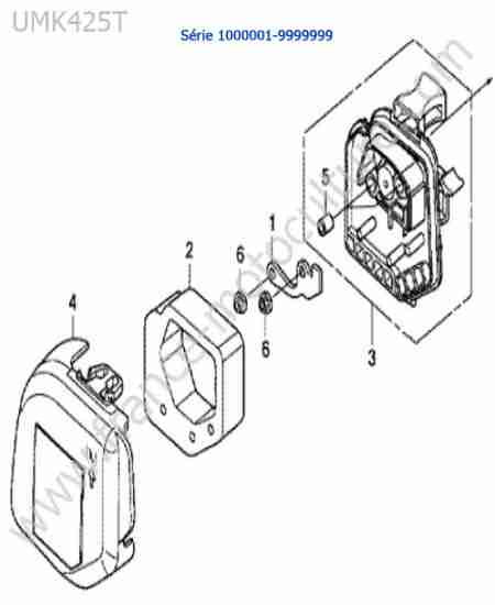 HONDA - UMK425-3 : Filtre air