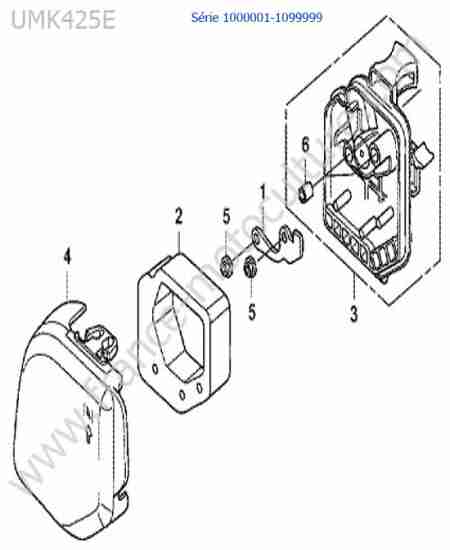 HONDA - UMK425 : Filtre air