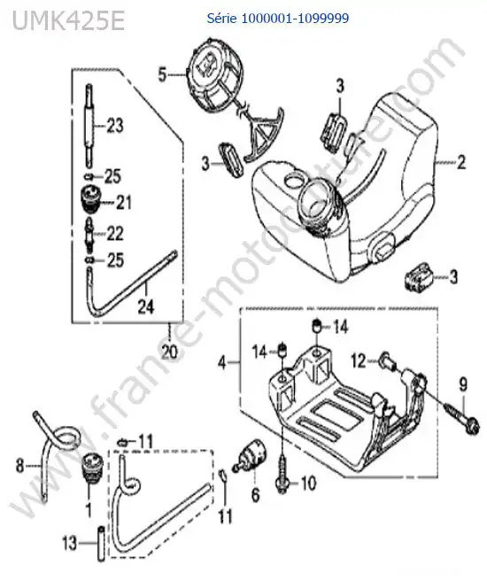 Reservoir HONDA UMK425