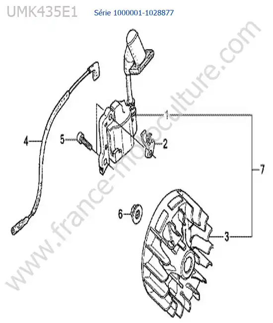 Bobine allumage HONDA UMK435-2