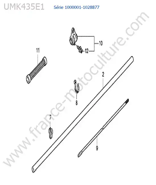Tube HONDA UMK435-2