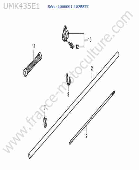 HONDA - UMK435-2 : Tube