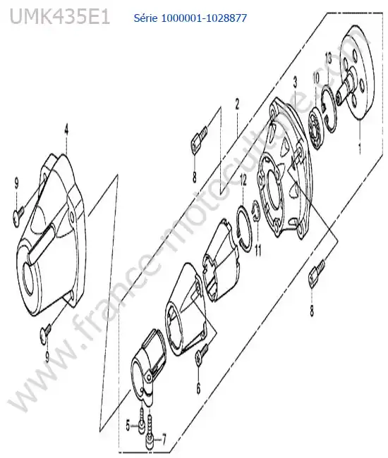 Carter embrayage HONDA UMK435-2